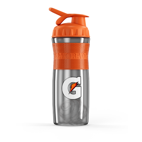 Premium Shaker Bottle 28 oz, textured grip sides