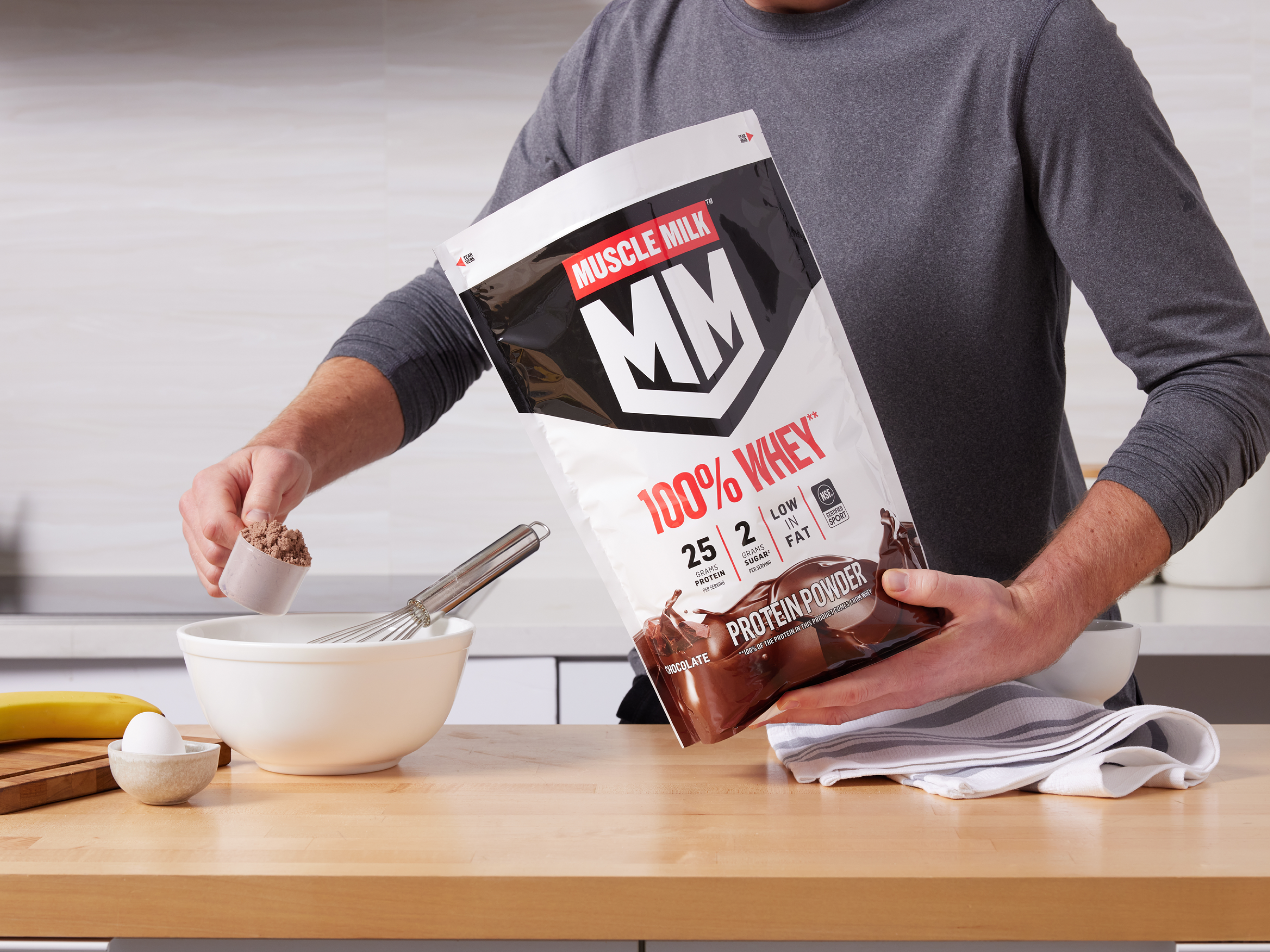 Muscle Milk 100% Whey Helps rebuild muscles after exercise - Image 3