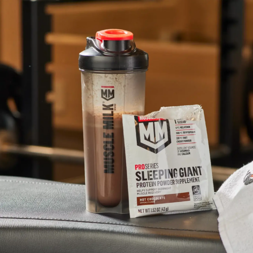 Alternative view of Muscle Milk Shaker Bottle 24 oz, mixing ball included