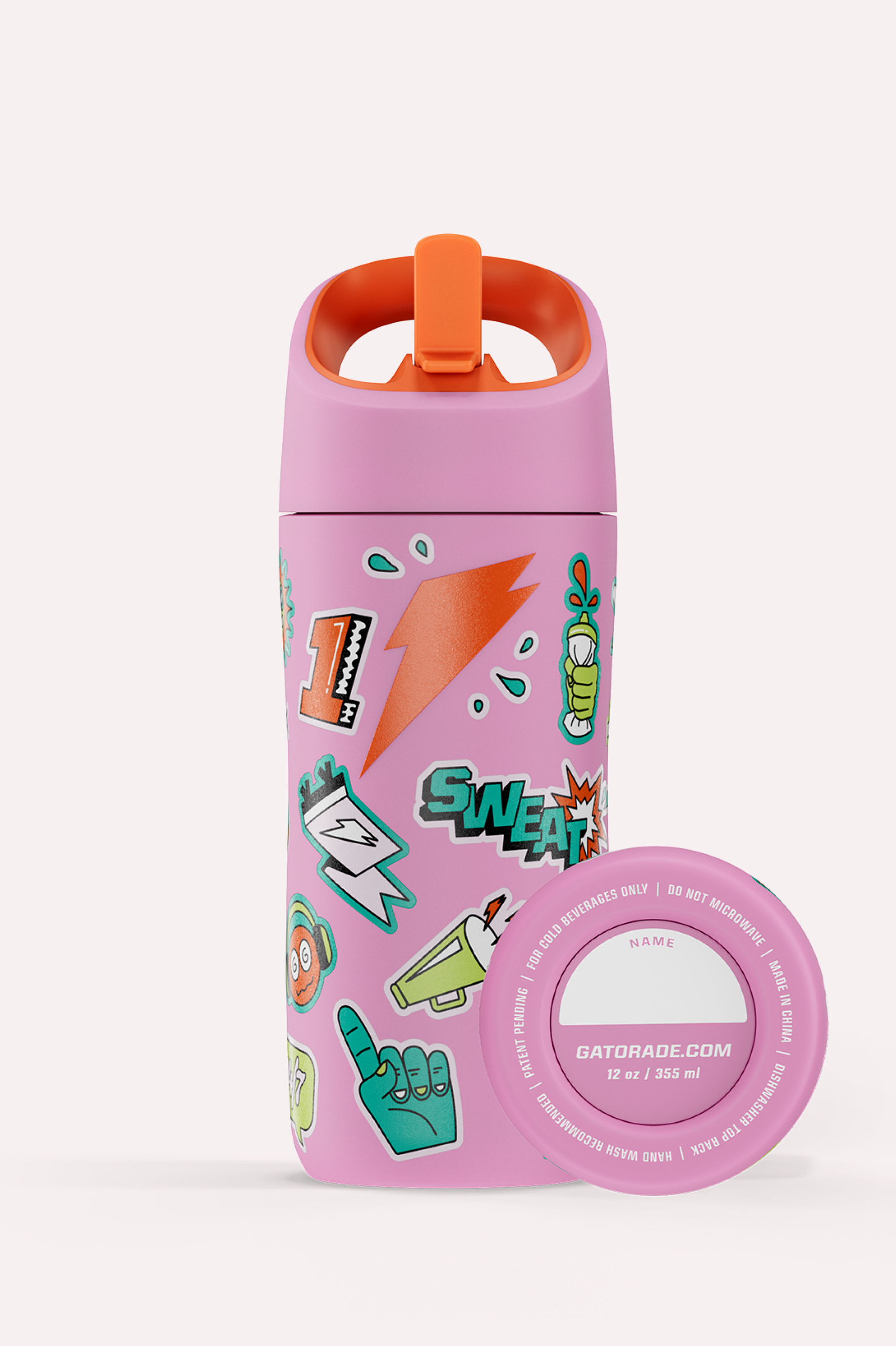 Rookie Stainless Steel Water Bottle 12 oz, designed for kids - Image 3