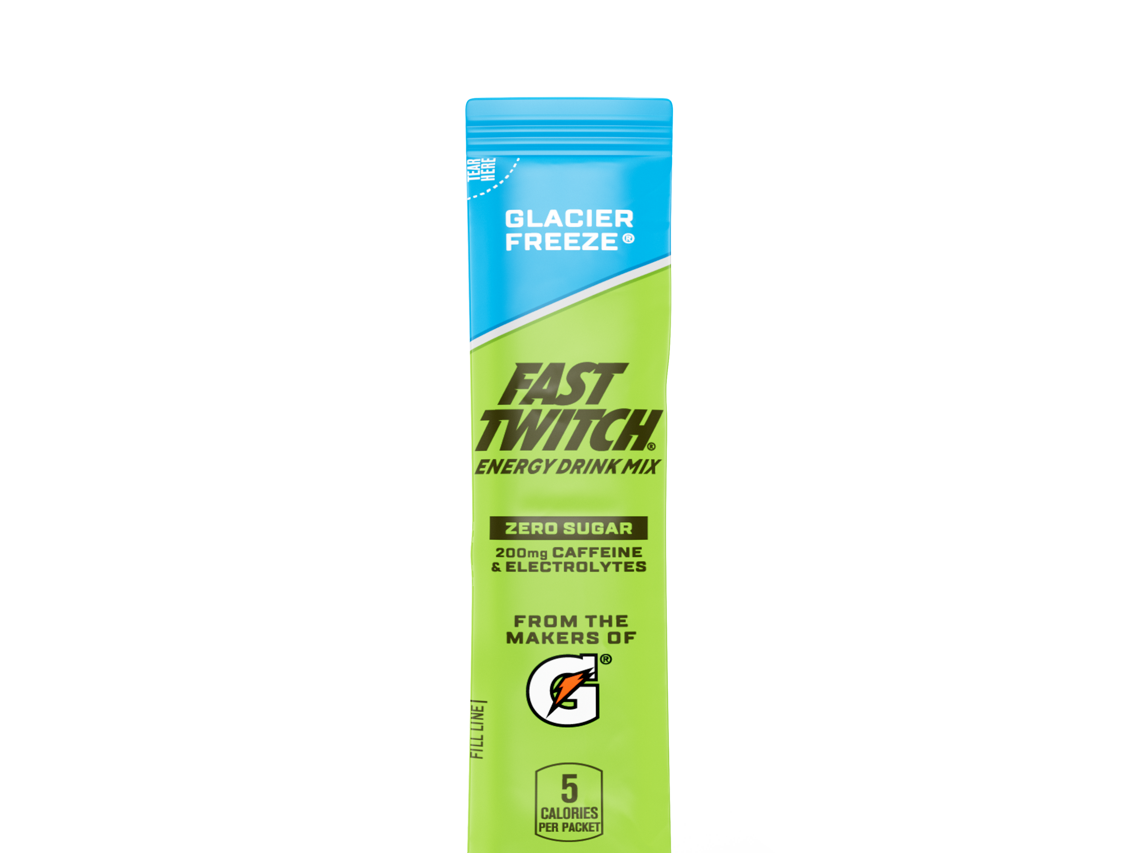 Fast Twitch Powder Sticks 200mg Caffeine, Zero Sugar and Electrolytes