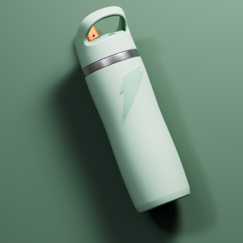 Alternative view of Overtime Bottle Straw Cap 24+ hour insulation