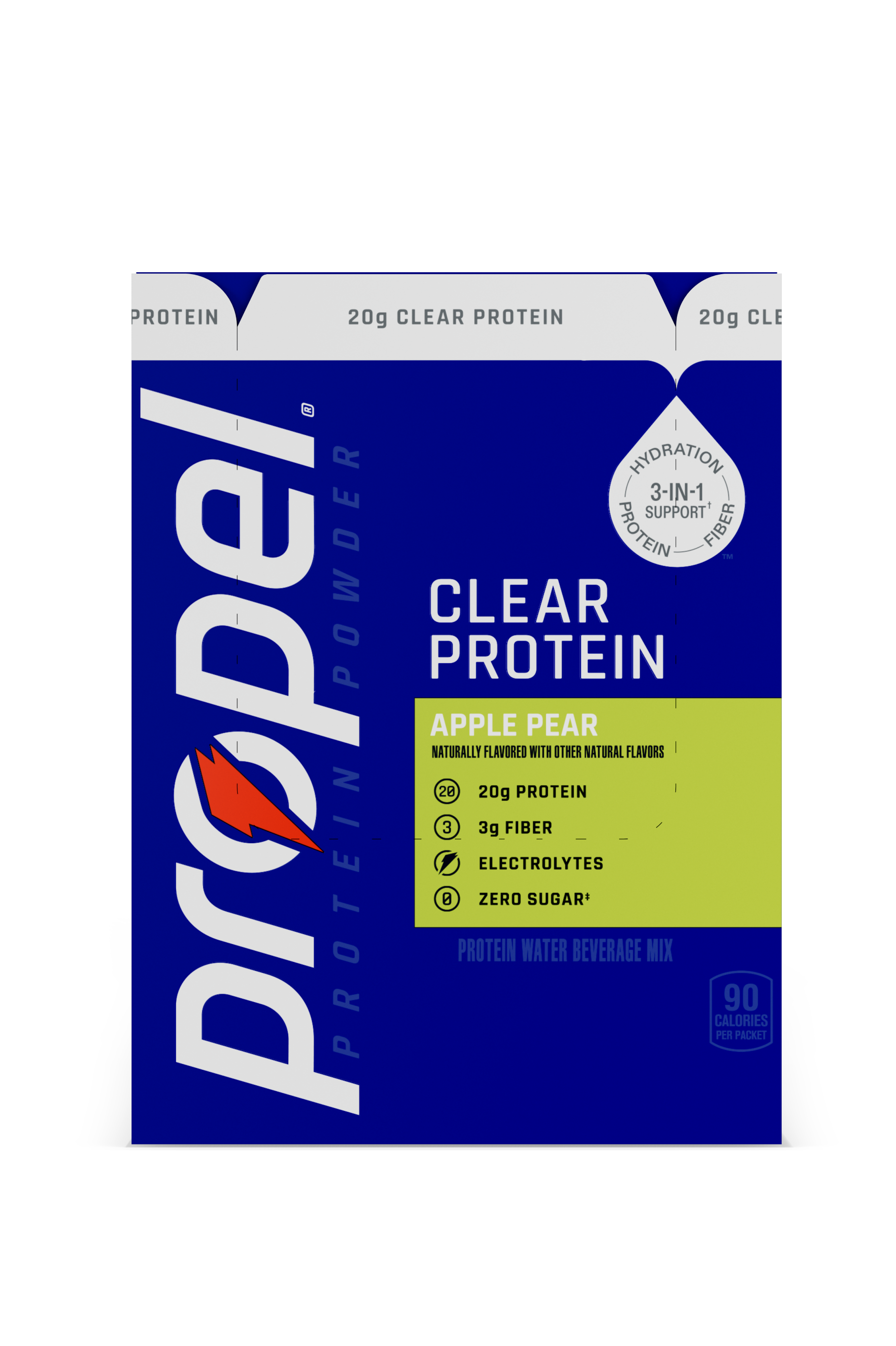 Propel Clear Protein 3-in-1 Support, Protein - Fiber - Hydration - Image 3