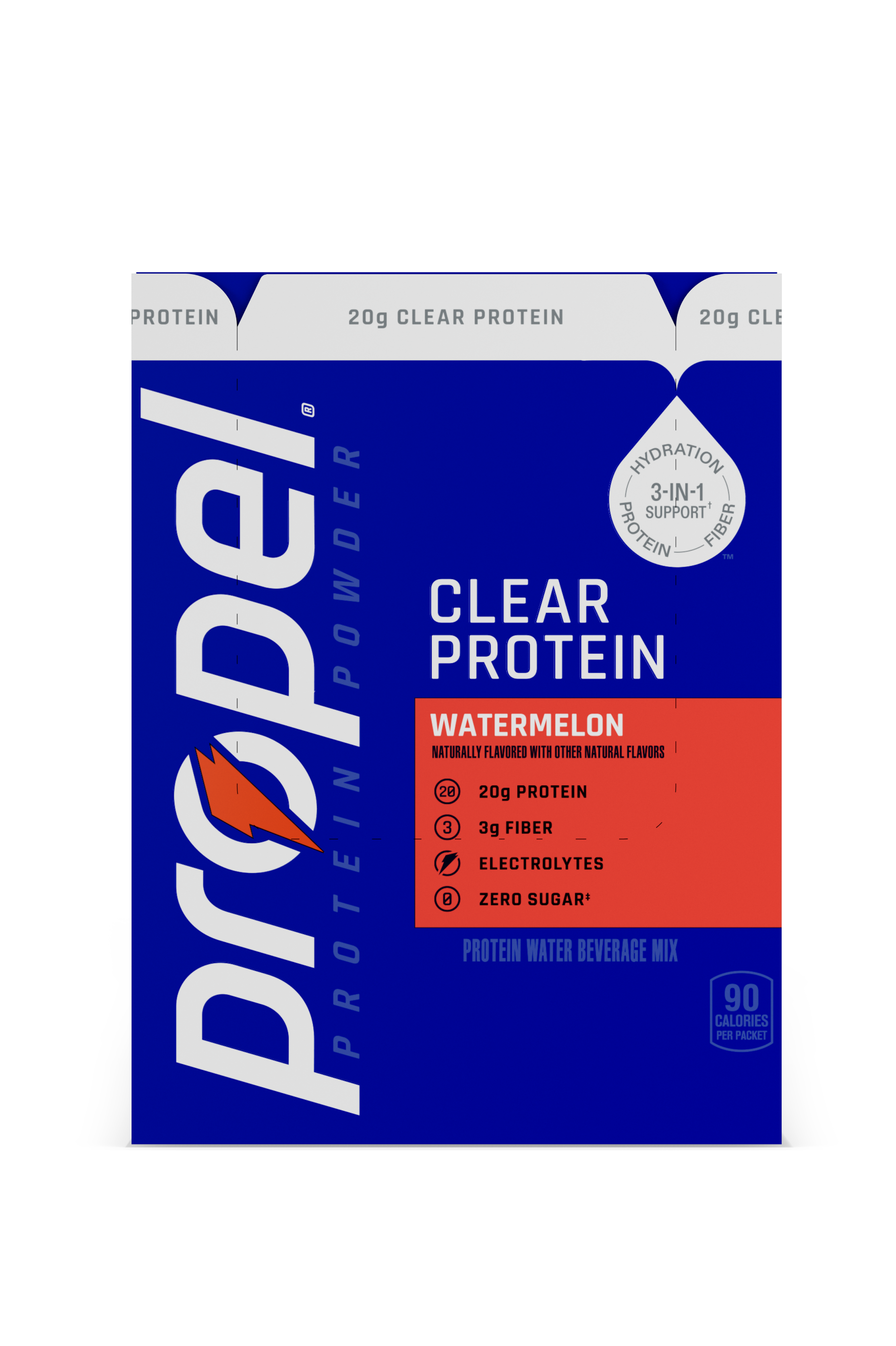 Propel Clear Protein 3-in-1 Support, Protein - Fiber - Hydration - Image 3